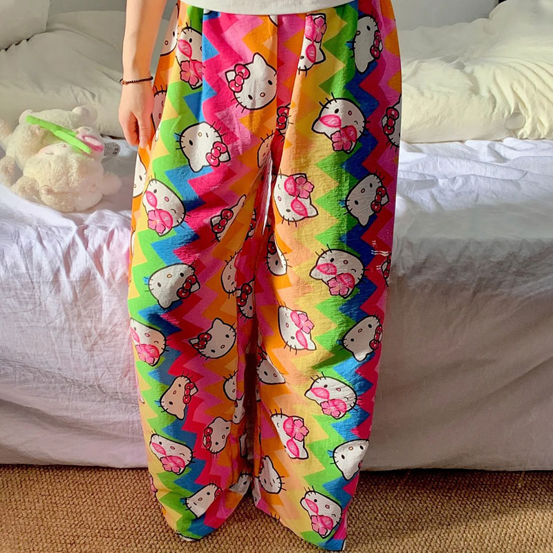 Anime & Cosplay Expo Acx 2025 - Pijama Pantolon Anime Kt Kedi Gökkuşağı