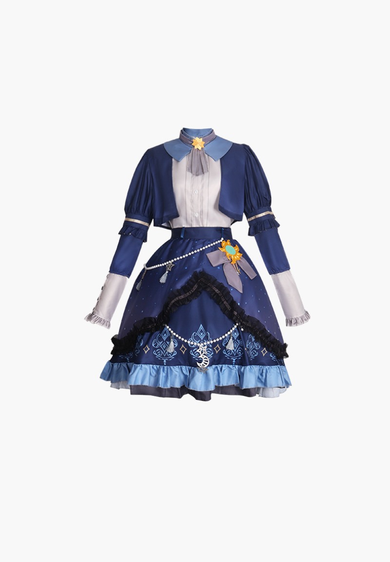 2025 PJSK Yıldız Renkli Elbise - Anime Cosplay Female incelemesi ve fiyatı