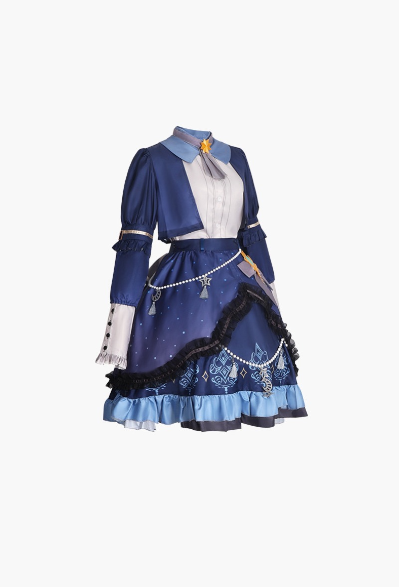 2025 PJSK Yıldız Renkli Elbise - Anime Cosplay Female incelemesi ve fiyatı