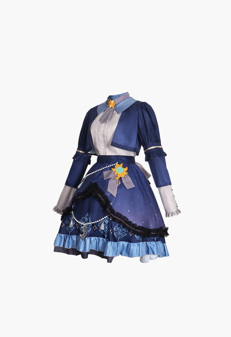 2025 PJSK Yıldız Renkli Elbise - Anime Cosplay Female incelemesi ve fiyatı