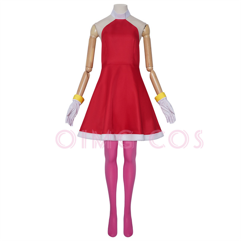 Amy Rose Cosplay Kostüm Yetişk - Anime Cosplay Female incelemesi ve fiyatı
