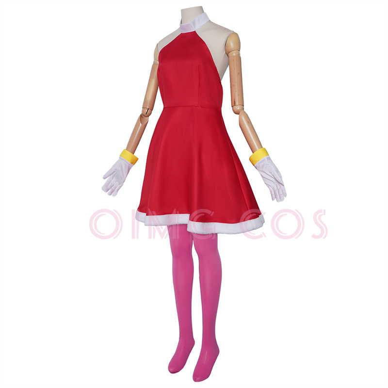 Amy Rose Cosplay Kostüm Yetişk - Anime Cosplay Female incelemesi ve fiyatı