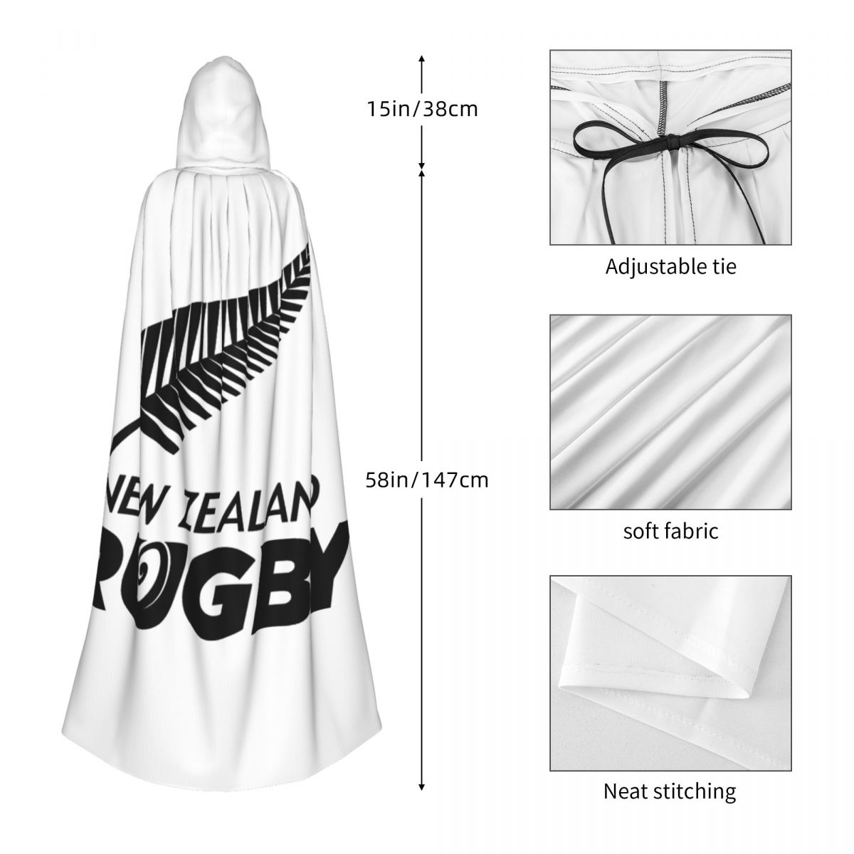 All Blacks Yeni Zelanda Rugby  - Anime Cosplay New Zealand incelemesi ve fiyatı