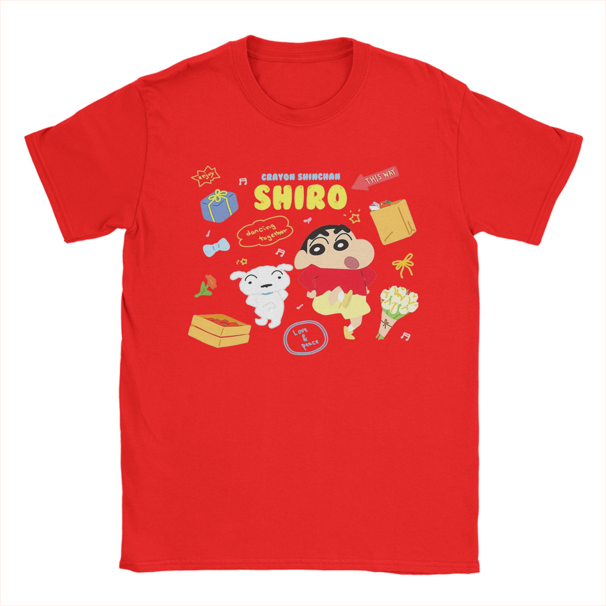 Crayon Shin-chan T-Shirt Erkek - Anime Cosplay Ideas Male incelemesi ve fiyatı