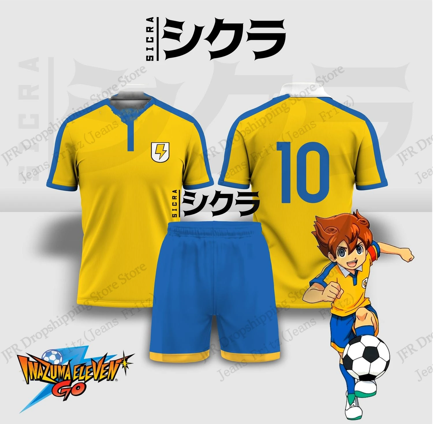 Jersey Seti Jersey Inazuma Ele - Anime & Cosplay Expo Acx 2025 incelemesi ve fiyatı